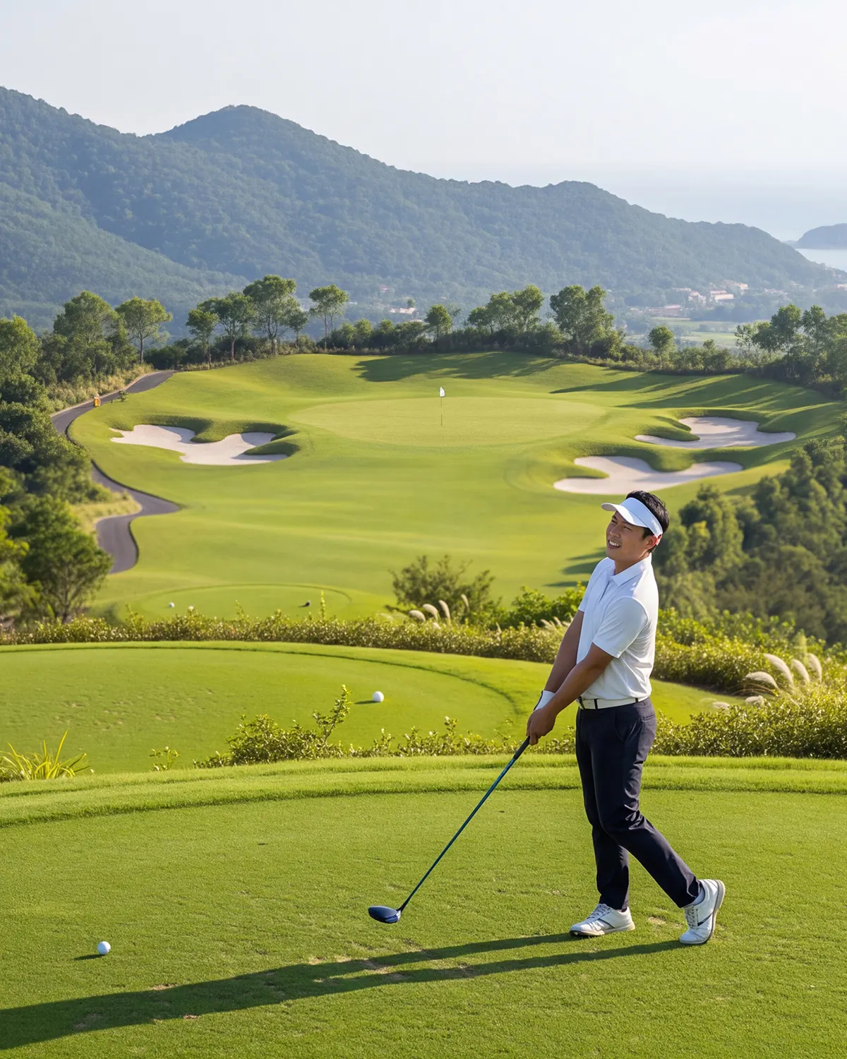 Golf workshop at a championship mountain course