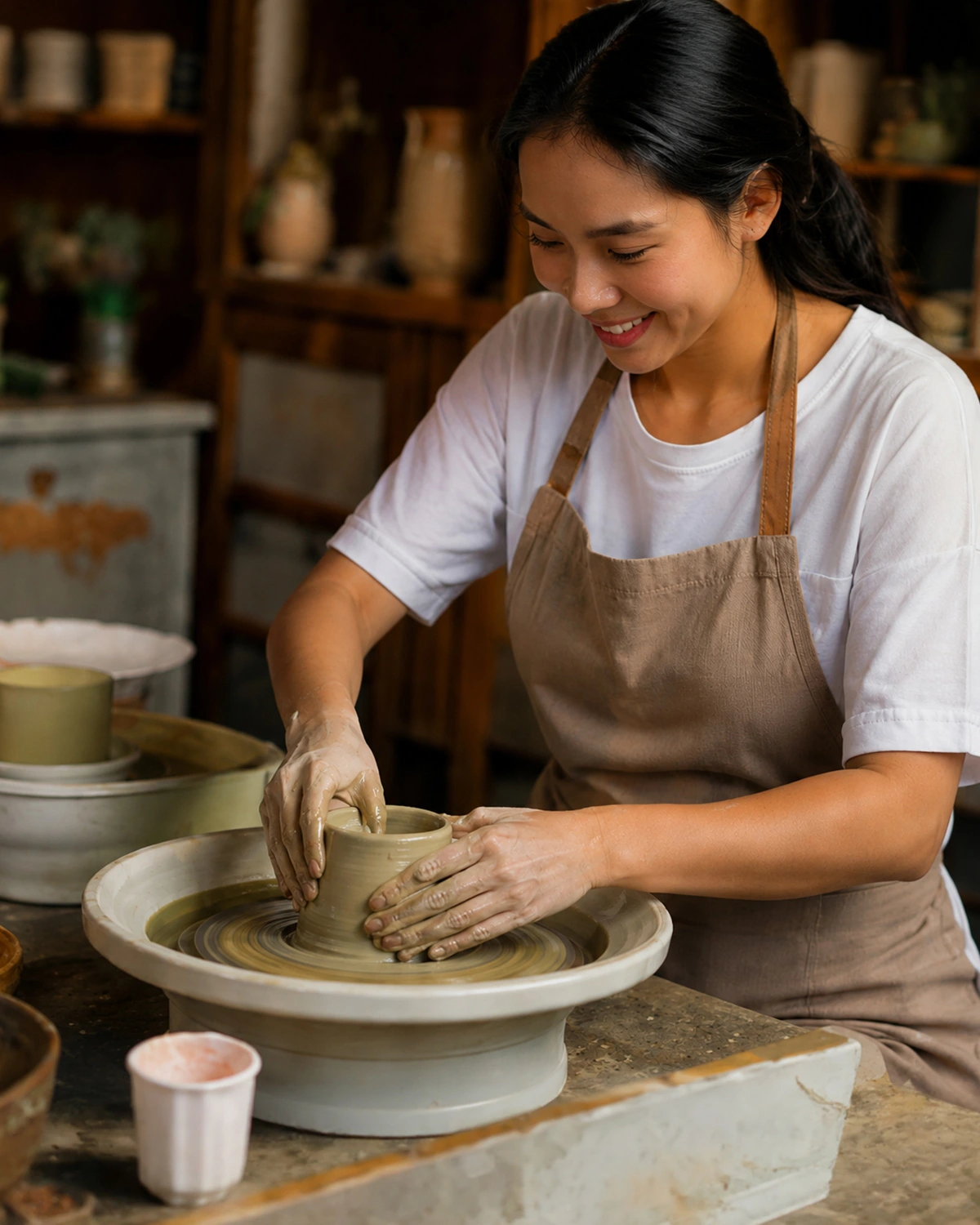 Pottery session with a local artisan