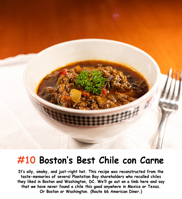 Boston's Best Chile con Carne