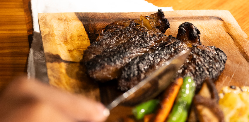 Nuclear Kagoshima Sirloin - Japanese beef with Filipino preparation