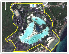 Plantation Bay Resort and Spa - Google Satellite Images