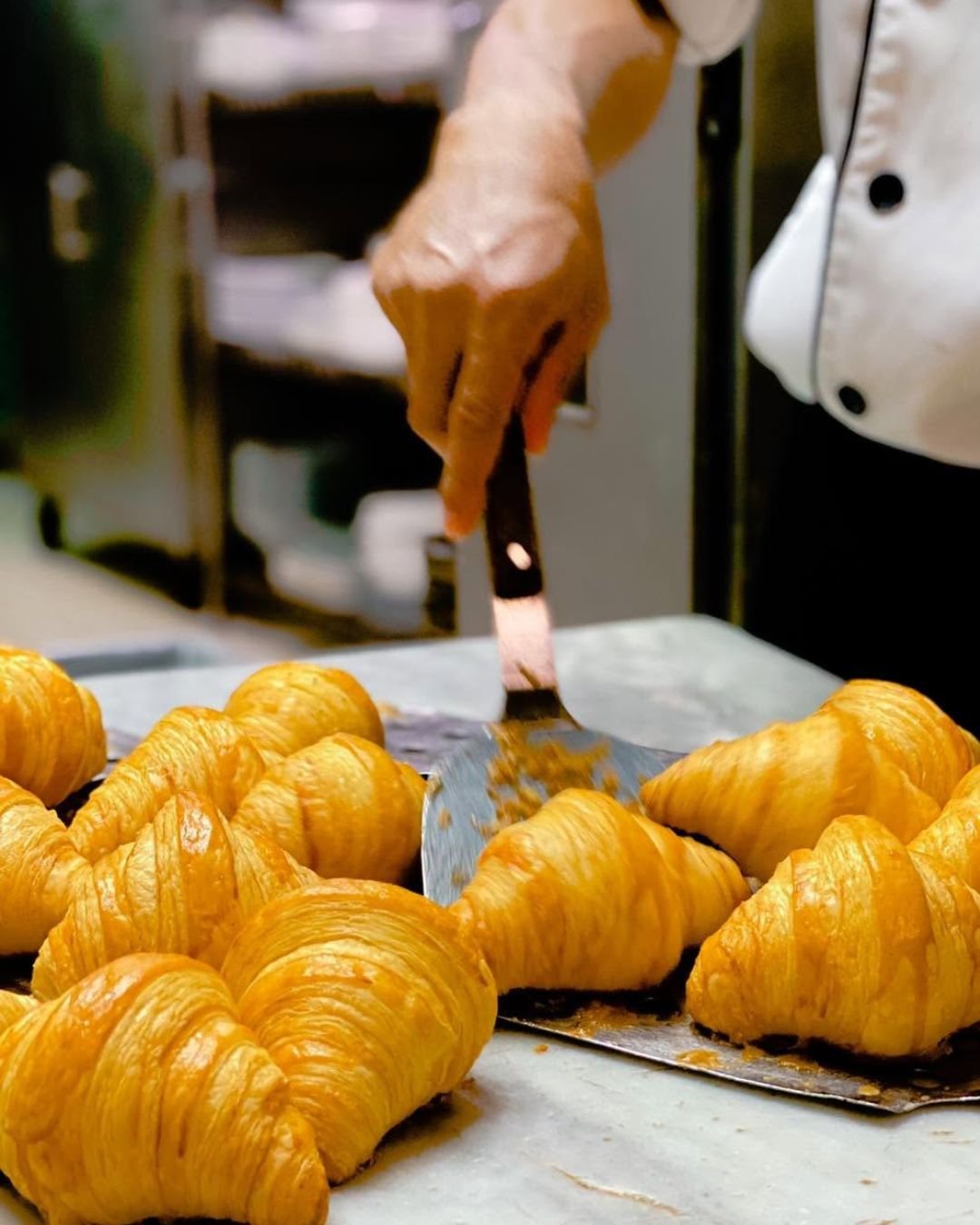Fresh croissants