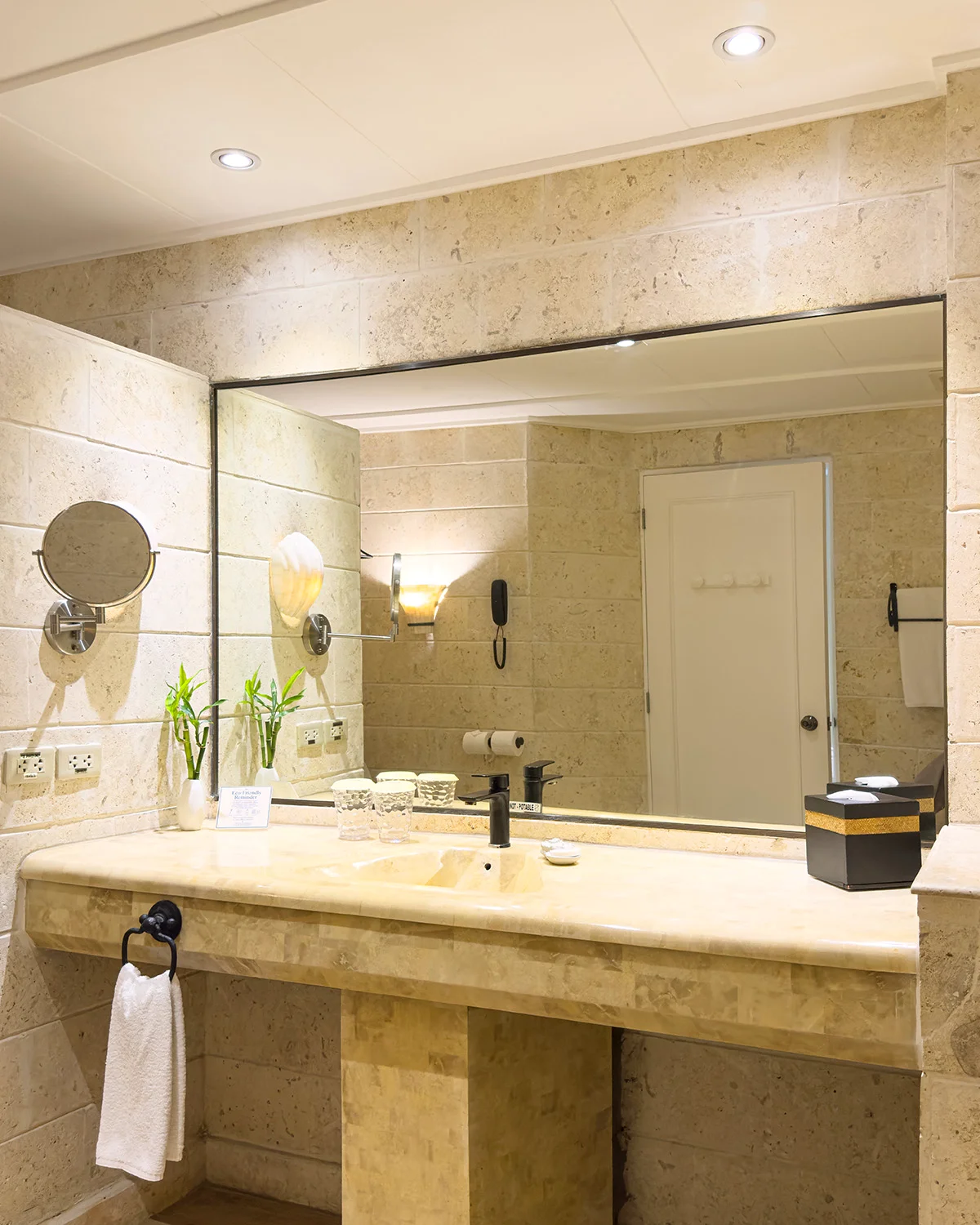 Bathroom counter space