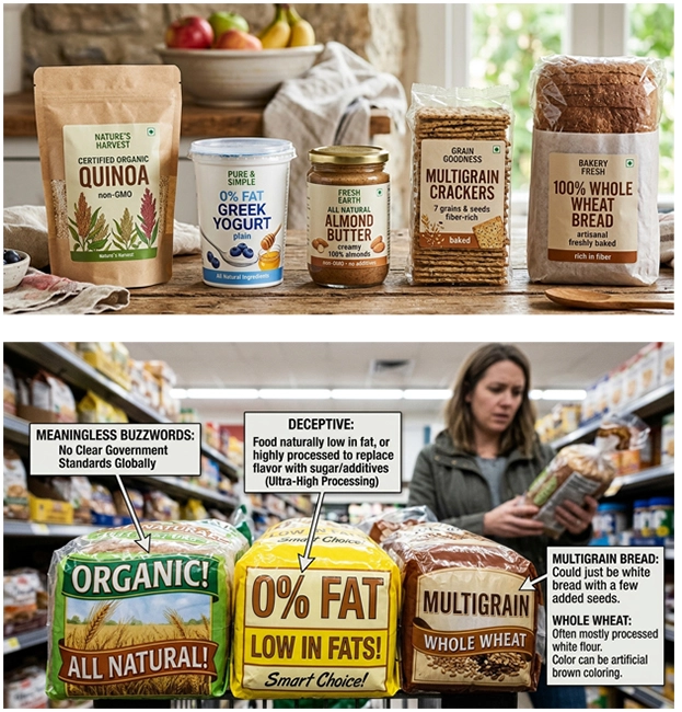 Organic and health labels