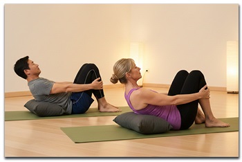 Both-legs Scrunch exercise