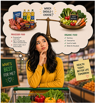 The spectrum from natural to ultra-processed foods